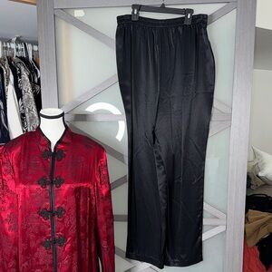 R&M Richards Red Brocade Women's Suit